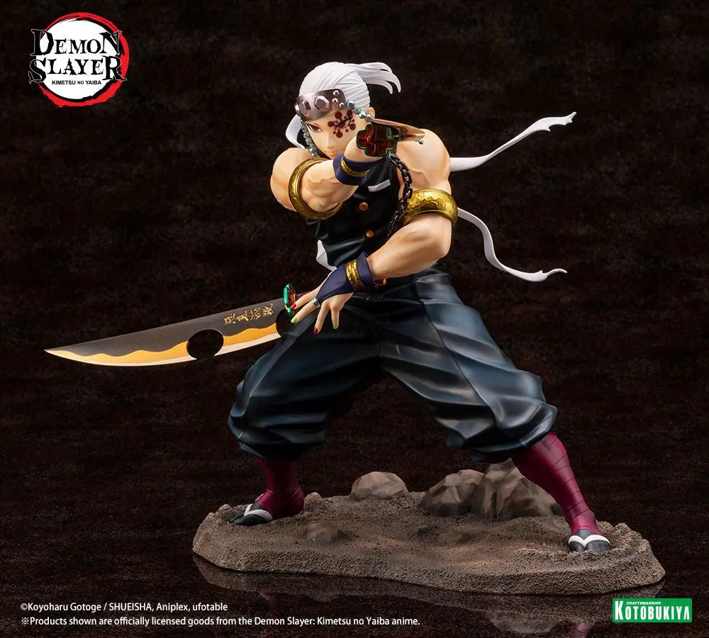 Demon Slayer: Kimetsu no Yaiba Statuie ARTFXJ 1/8 Tengen Uzui Ediție Regulară 23 cm poza produsului