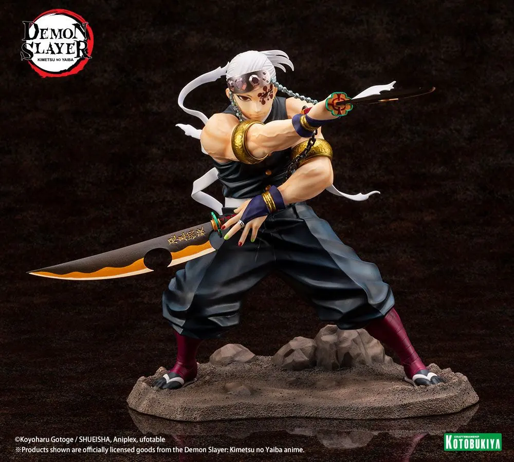 Demon Slayer: Kimetsu no Yaiba Statuie ARTFXJ 1/8 Tengen Uzui Ediție Regulară 23 cm poza produsului