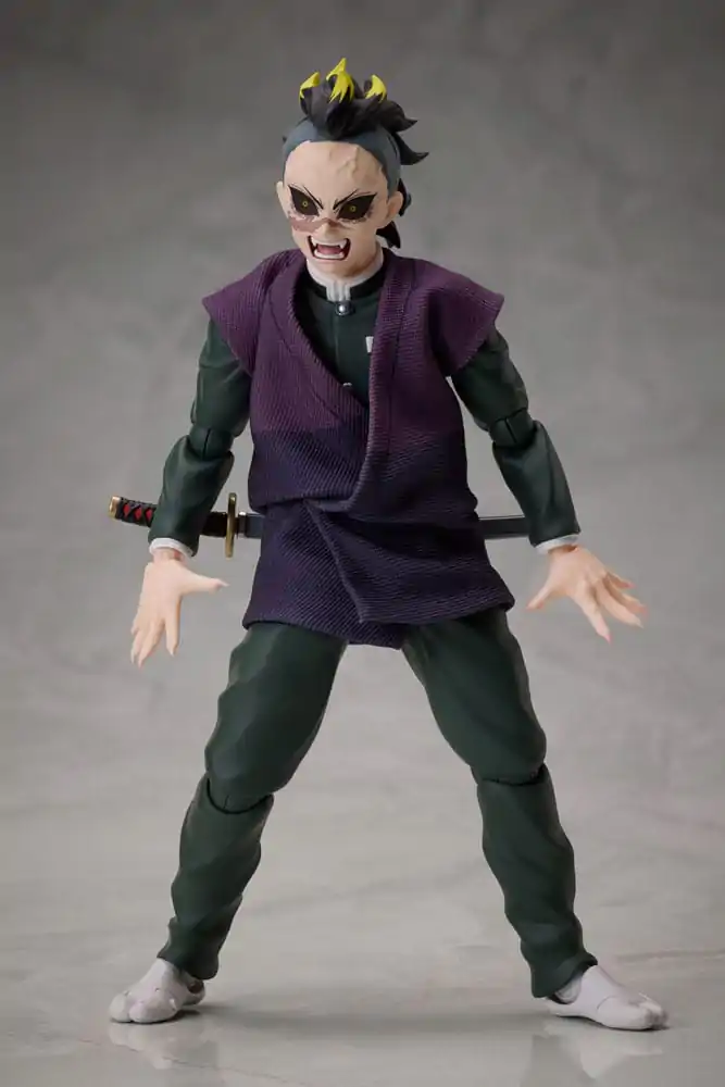 Demon Slayer: Kimetsu no Yaiba BUZZmod Figurina de acțiune 1/12 Genya Shinazugawa 15 cm poza produsului