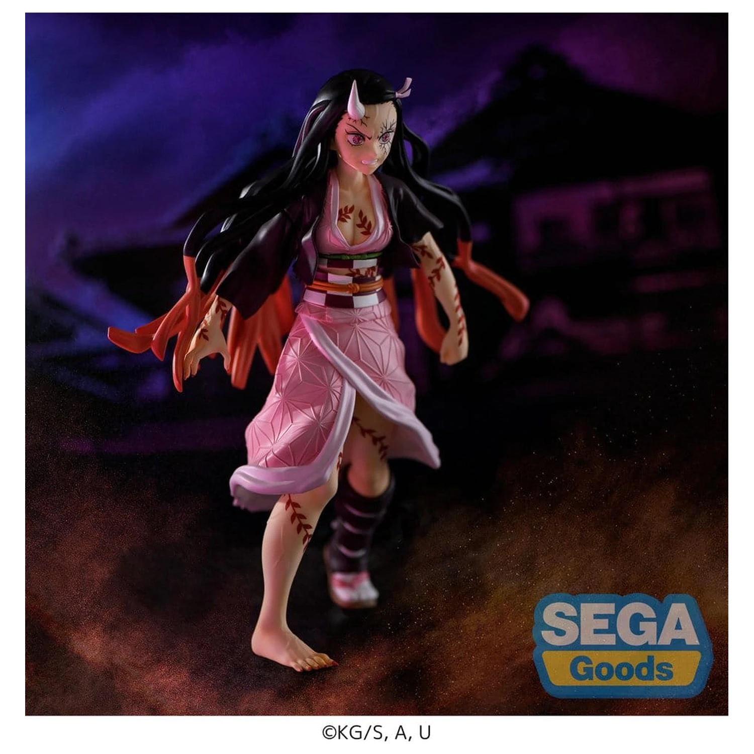 Demon Slayer: Kimetsu no Yaiba FIGURIZMa figurină PVC Nezuko Kamado Demon Form Advancing Ver. (Rerelease) 21 cm poza produsului