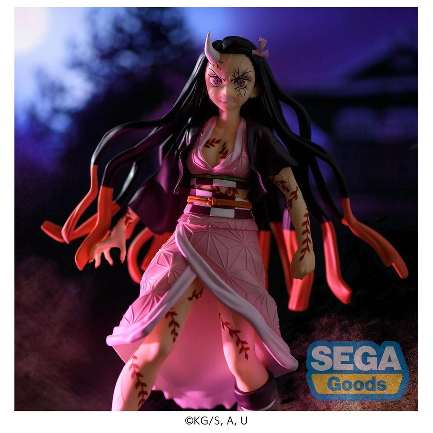 Demon Slayer: Kimetsu no Yaiba FIGURIZMa figurină PVC Nezuko Kamado Demon Form Advancing Ver. (Rerelease) 21 cm poza produsului