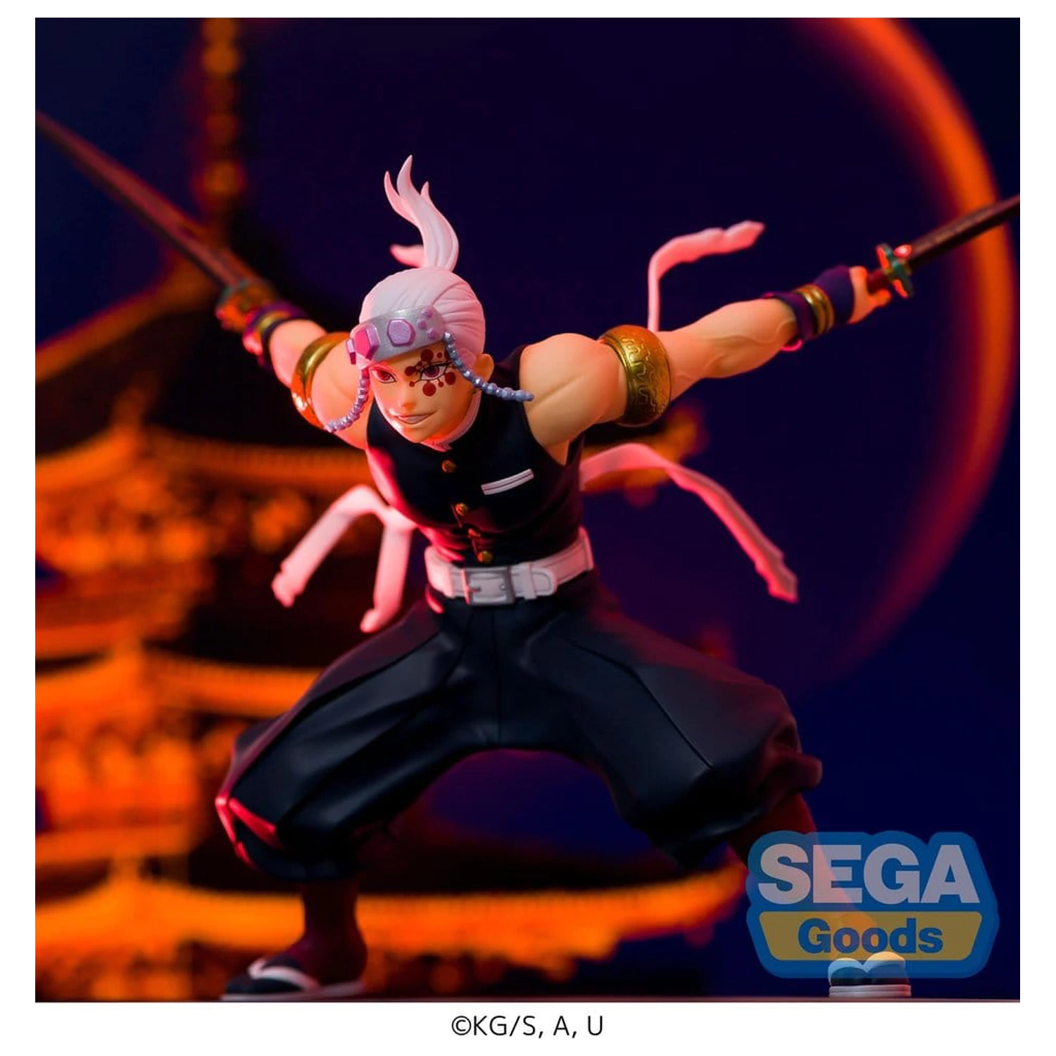 Demon Slayer: Kimetsu no Yaiba FIGURIZMa Figura din PVC Tengen Uzui (reeditare) 16 cm poza produsului