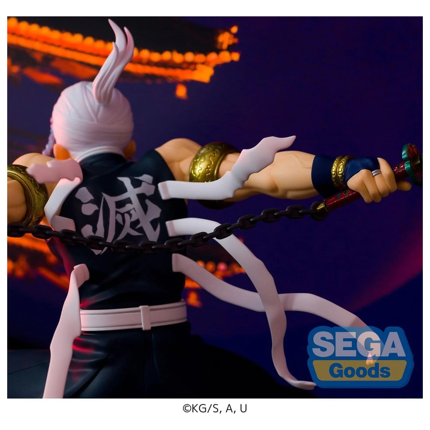 Demon Slayer: Kimetsu no Yaiba FIGURIZMa Figura din PVC Tengen Uzui (reeditare) 16 cm poza produsului