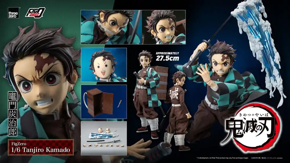 Demon Slayer Kimetsu no Yaiba FigZero Figurina de acțiune 1/6 Tanjiro Kamado 27 cm poza produsului