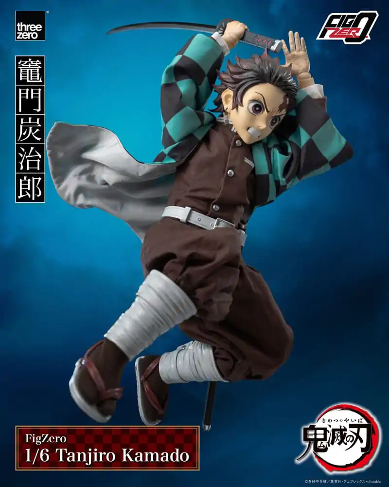 Demon Slayer Kimetsu no Yaiba FigZero Figurina de acțiune 1/6 Tanjiro Kamado 27 cm poza produsului