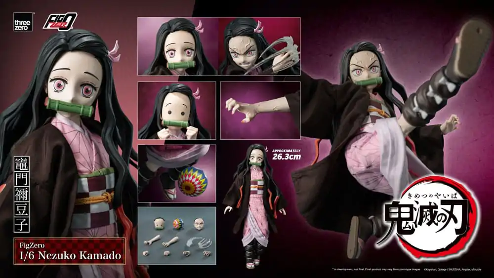 Demon Slayer: Kimetsu no Yaiba FigZero Figurina de actiune 1/6 Nezuko Kamado 26 cm poza produsului