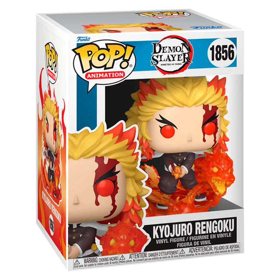 Demon Slayer: Kimetsu no Yaiba Funko POP! Animation Figurina Vinyl Kyojuro Rengoku forma a 9-a Exclusiv 9 cm poza produsului
