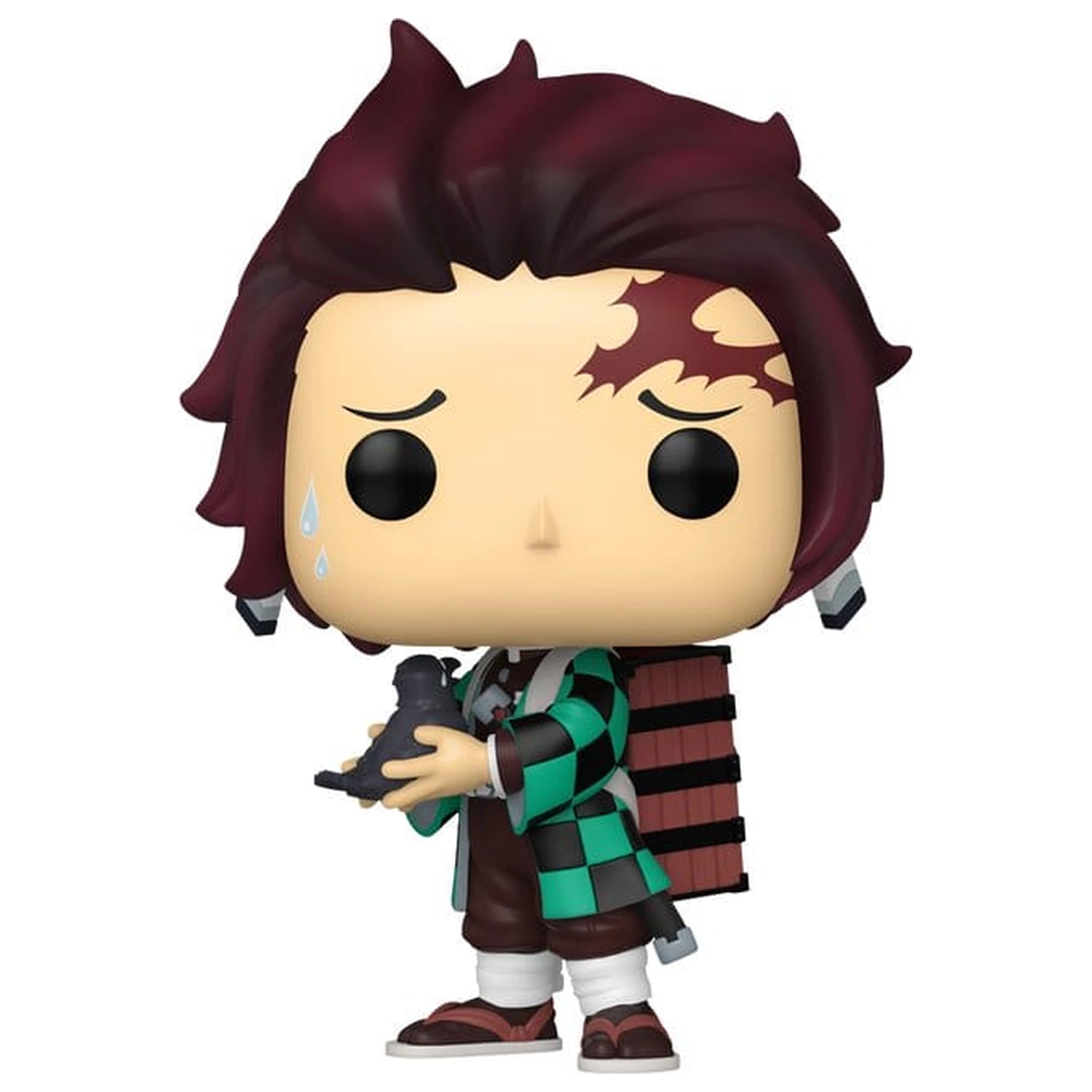 Demon Slayer: Kimetsu no Yaiba Funko POP! Animation figurina de vinil Tanjiro w/Crow 9 cm poza produsului