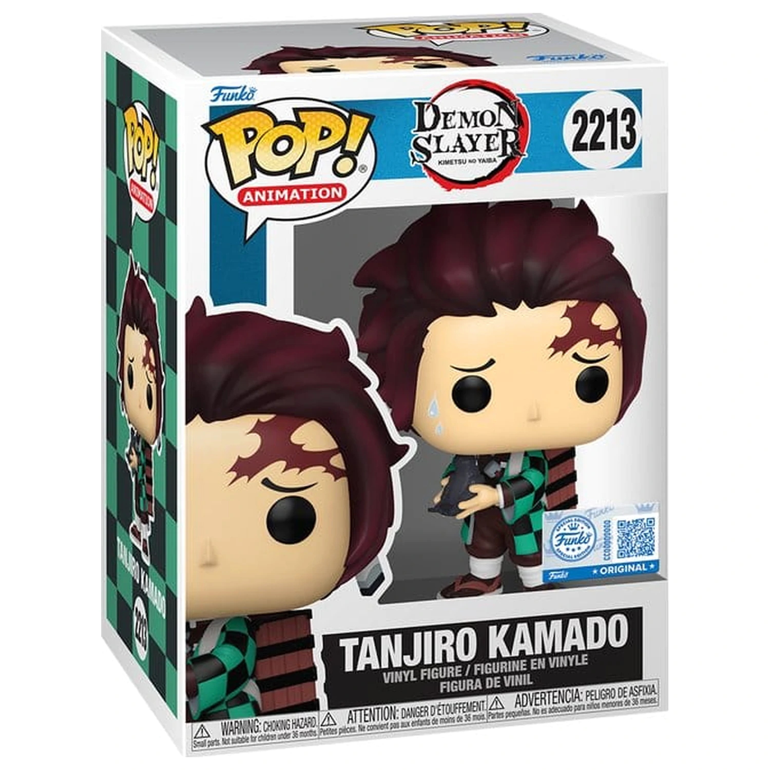 Demon Slayer: Kimetsu no Yaiba Funko POP! Animation figurina de vinil Tanjiro w/Crow 9 cm poza produsului