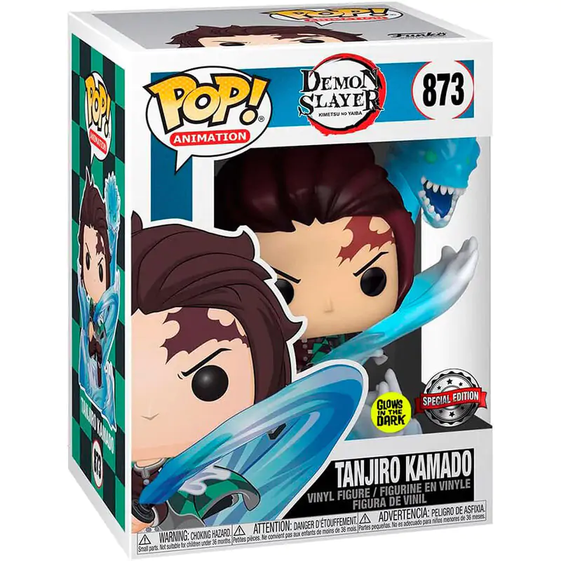 Demon Slayer: Kimetsu no Yaiba Funko POP! Animation Figurine Vinil Tanjro W/ Dragon(GW/TRL) 9 cm poza produsului