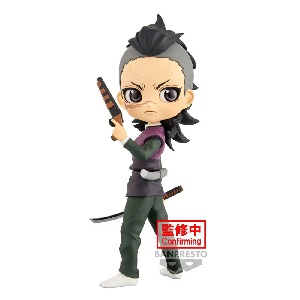 Demon Slayer Kimetsu no Yaiba Genya Shinazugawa Q posket figurină 14cm poza produsului