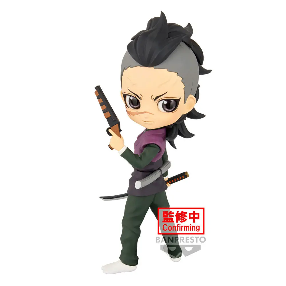 Demon Slayer Kimetsu no Yaiba Genya Shinazugawa Q posket figurină 14cm poza produsului