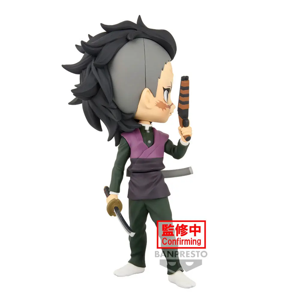 Demon Slayer Kimetsu no Yaiba Genya Shinazugawa Q posket figurină 14cm poza produsului