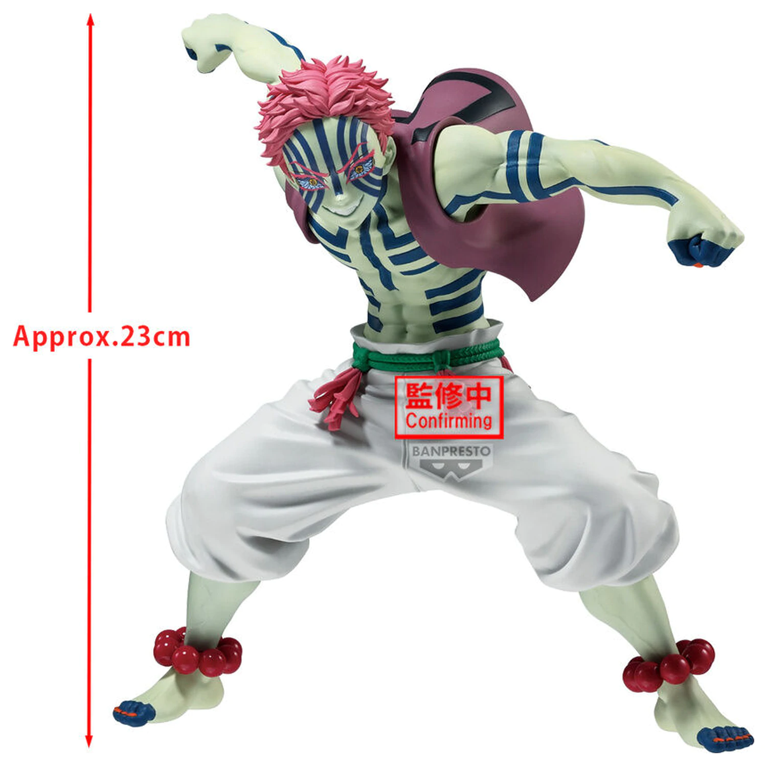 Demon Slayer Kimetsu no Yaiba Grandista Akaza II figurina 23cm poza produsului