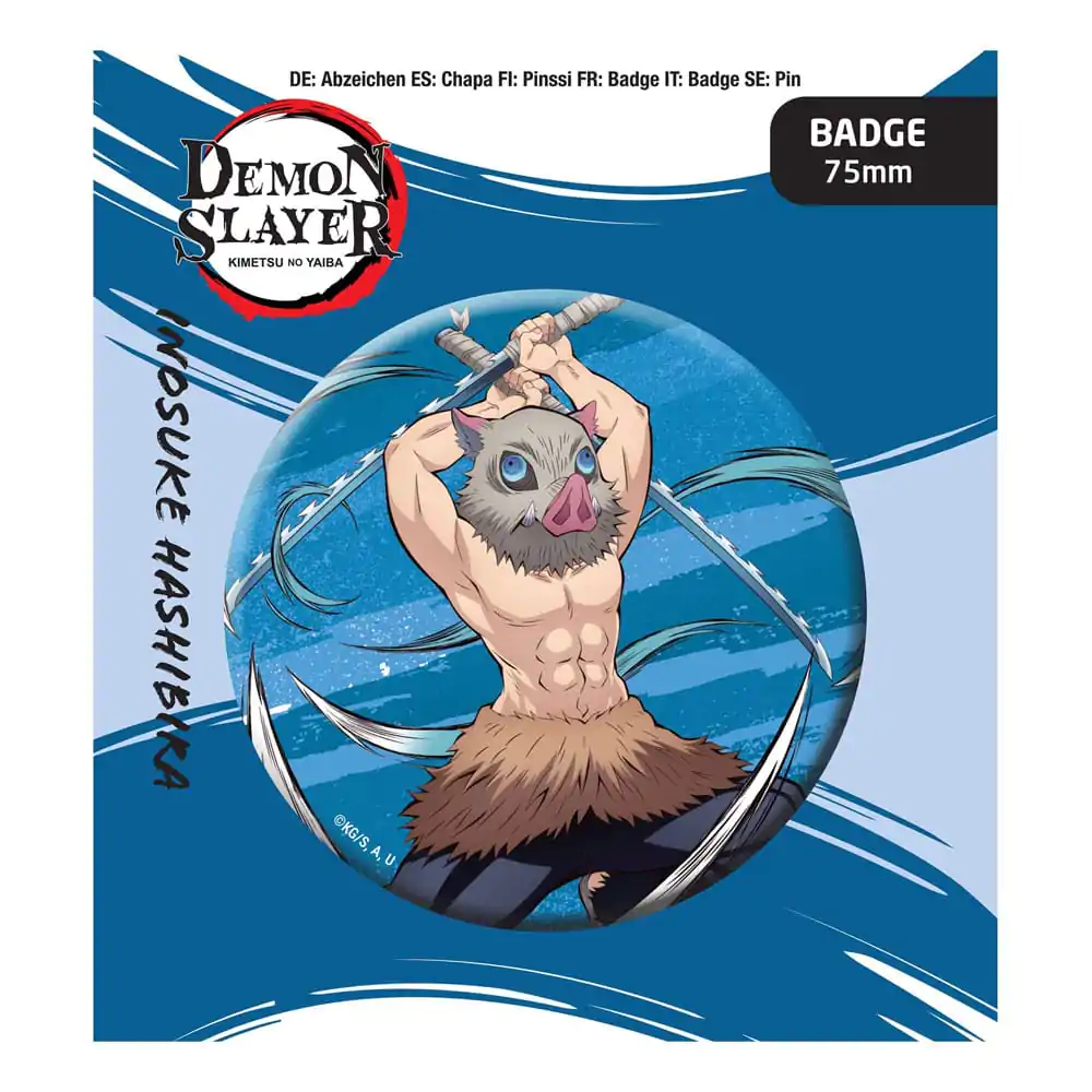 Demon Slayer: Kimetsu no Yaiba Pin Badge Inosuke Hashibira insignă poza produsului