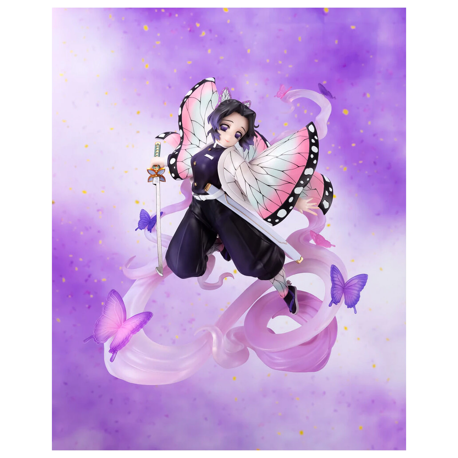 Demon Slayer Kimetsu No Yaiba Kocho Shinobu Insect Breathing S.H. Figurarts figurina de 17 cm poza produsului