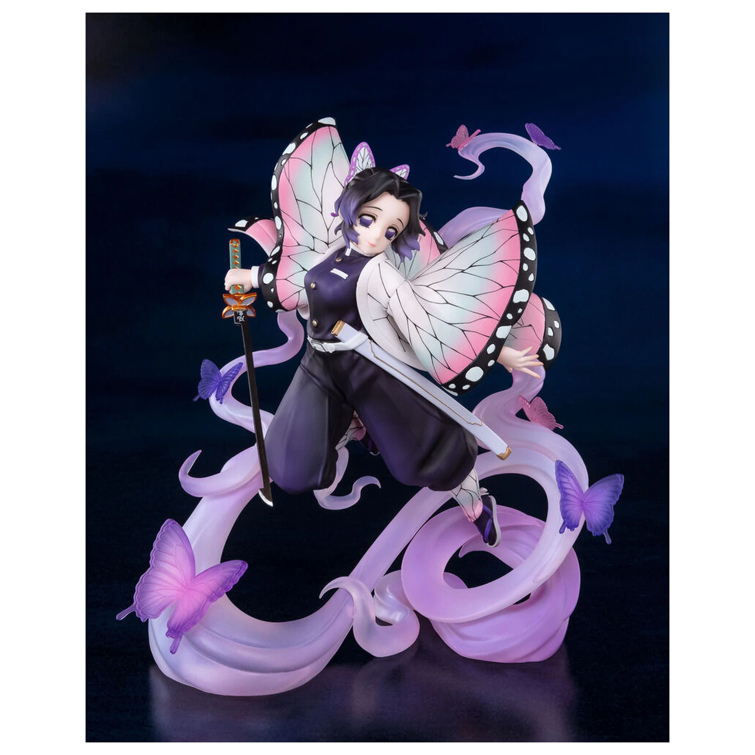 Demon Slayer Kimetsu No Yaiba Kocho Shinobu Insect Breathing S.H. Figurarts figurina de 17 cm poza produsului