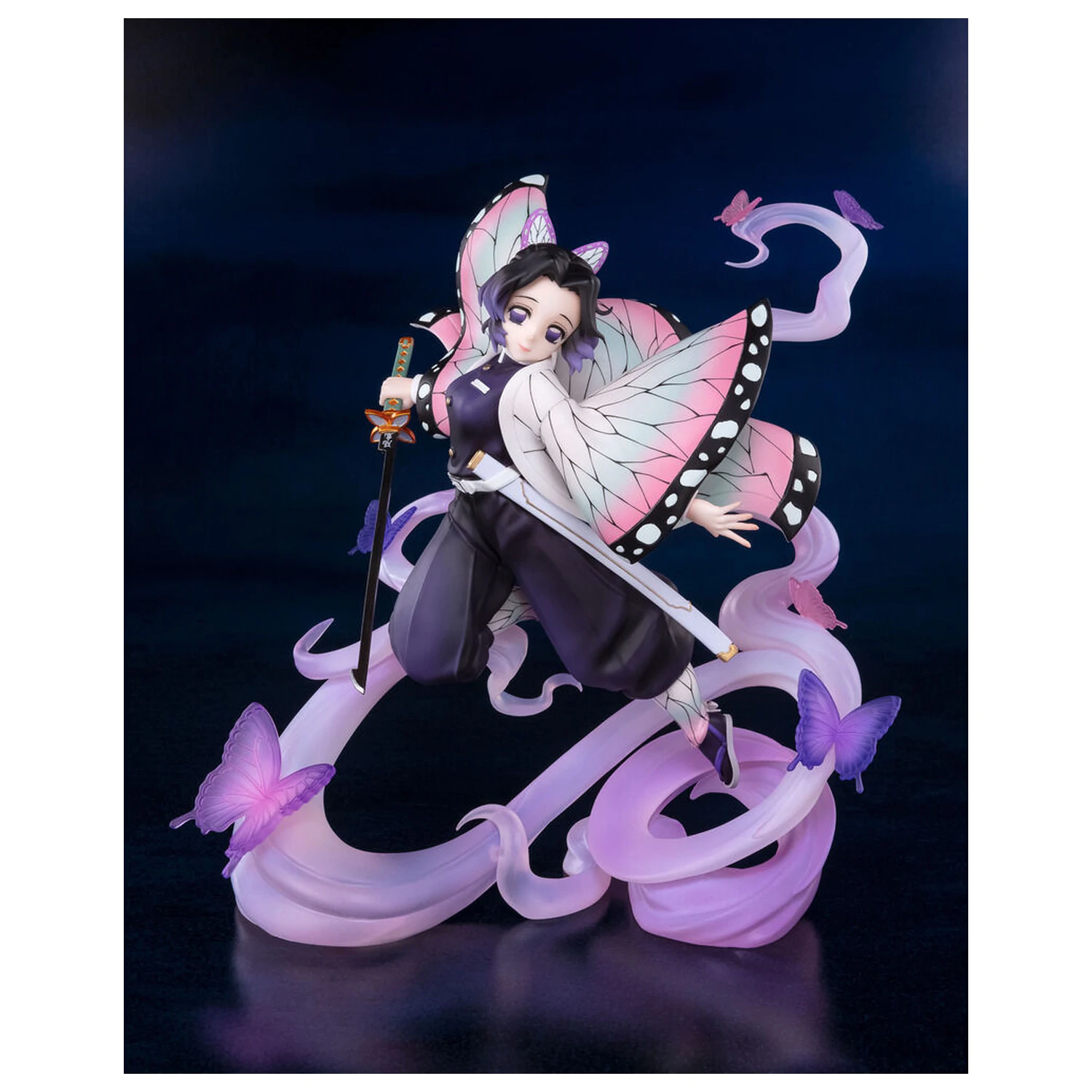 Demon Slayer Kimetsu No Yaiba Kocho Shinobu Insect Breathing S.H. Figurarts figurina de 17 cm poza produsului