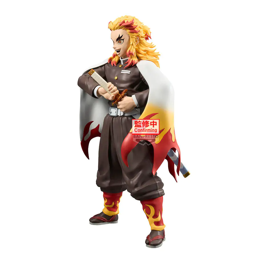 Figurină Demon Slayer Kimetsu no Yaiba Kyojuro Rengoku Grandista 24cm poza produsului