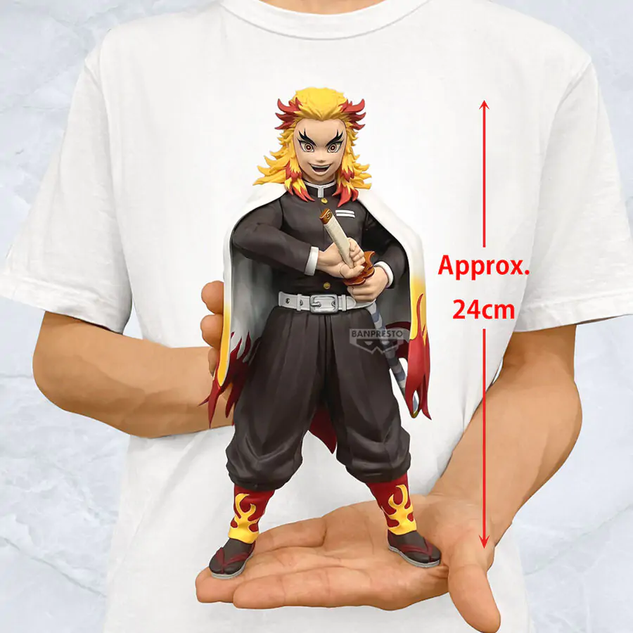 Figurină Demon Slayer Kimetsu no Yaiba Kyojuro Rengoku Grandista 24cm poza produsului