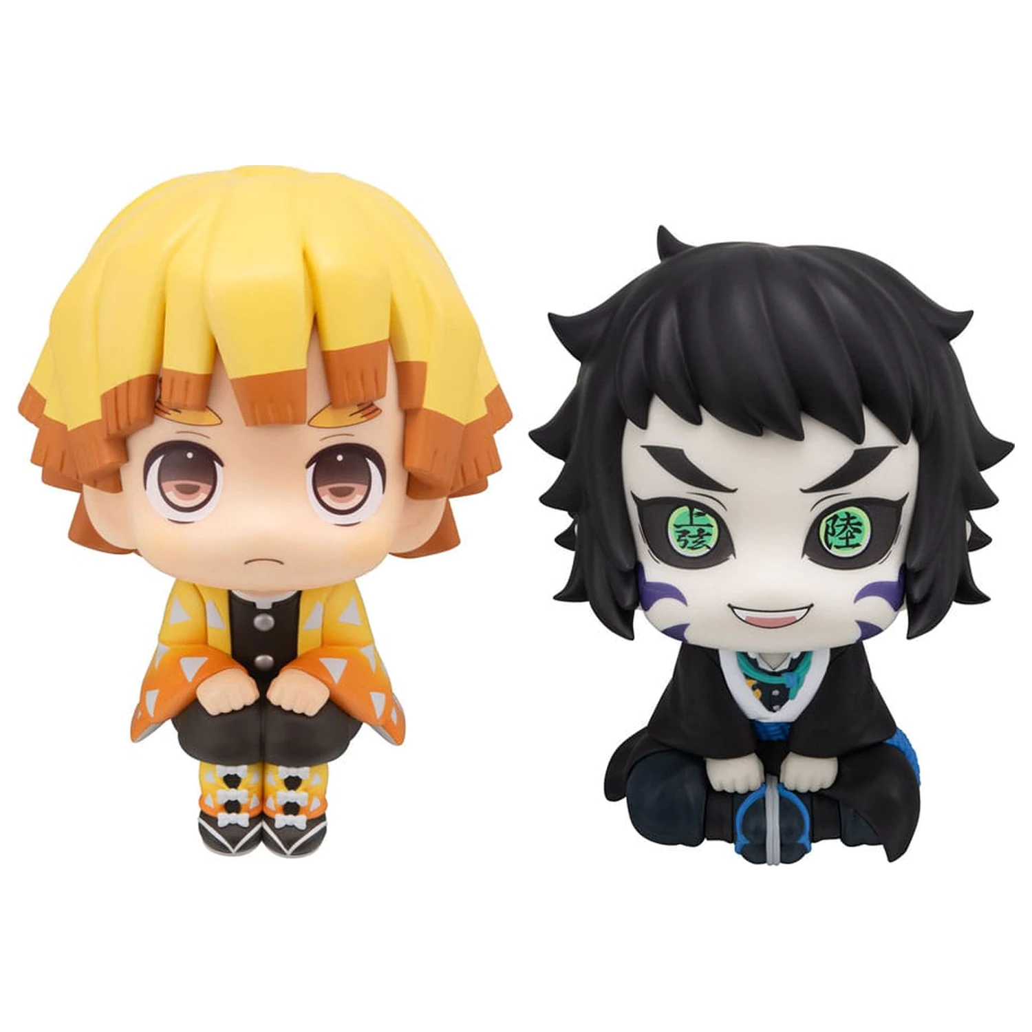 Demon Slayer: Kimetsu no Yaiba Look Up Figurines PVC Set de 2 Zenitsu Agatsuma Grumpy Ver. & Kaigaku 11 cm (cu cadou) poza produsului