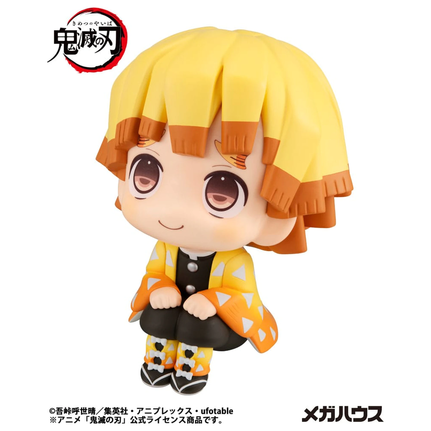 Demon Slayer Kimetsu no Yaiba Look Up statuie PVC Zenitsu Agatsuma Smile Ver. 11 cm poza produsului