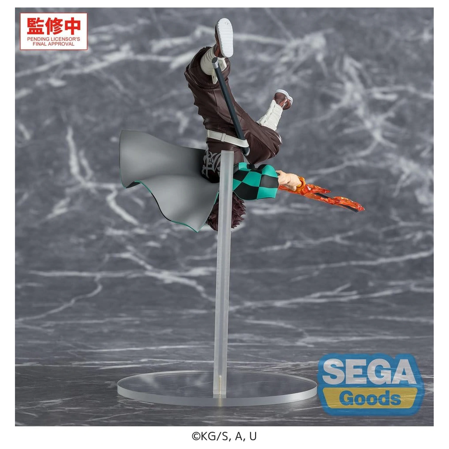 Demon Slayer: Kimetsu no Yaiba Luminasta Figurina PVC Tanjiro Kamado Hinokami Kagura Setting Sun Transformation 15 cm poza produsului