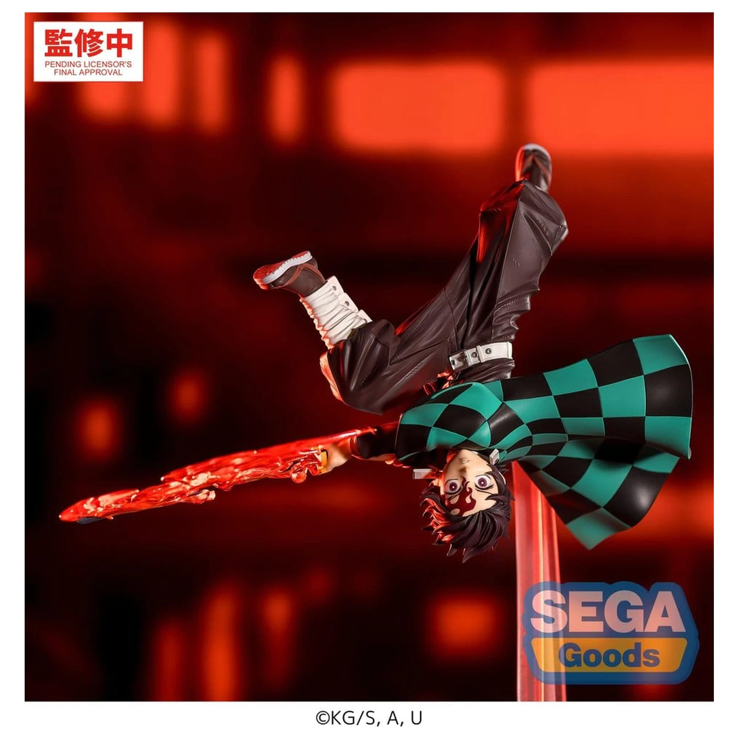 Demon Slayer: Kimetsu no Yaiba Luminasta Figurina PVC Tanjiro Kamado Hinokami Kagura Setting Sun Transformation 15 cm poza produsului