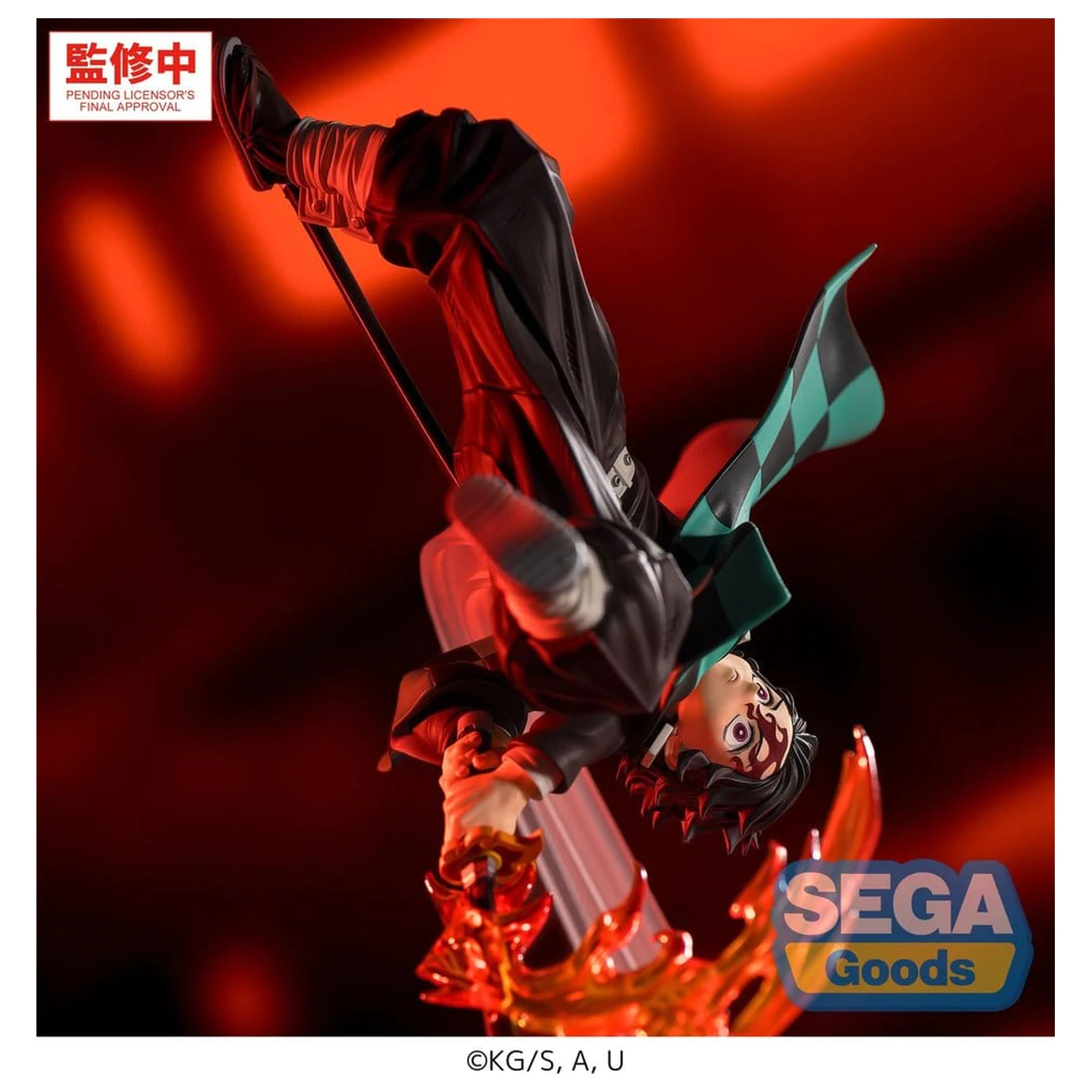 Demon Slayer: Kimetsu no Yaiba Luminasta Figurina PVC Tanjiro Kamado Hinokami Kagura Setting Sun Transformation 15 cm poza produsului