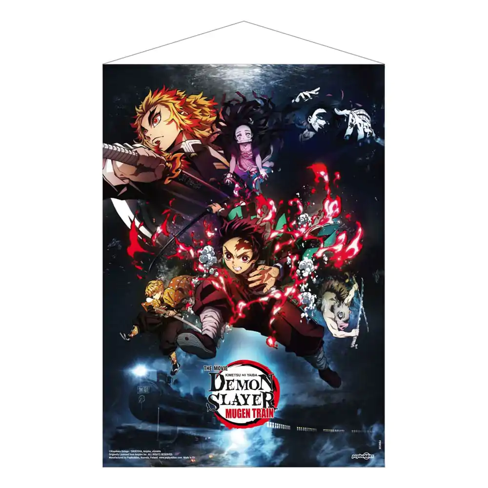 Demon Slayer: Kimetsu no Yaiba Wallscroll Trenul Mugen Key Visual 50 x 70 cm poza produsului