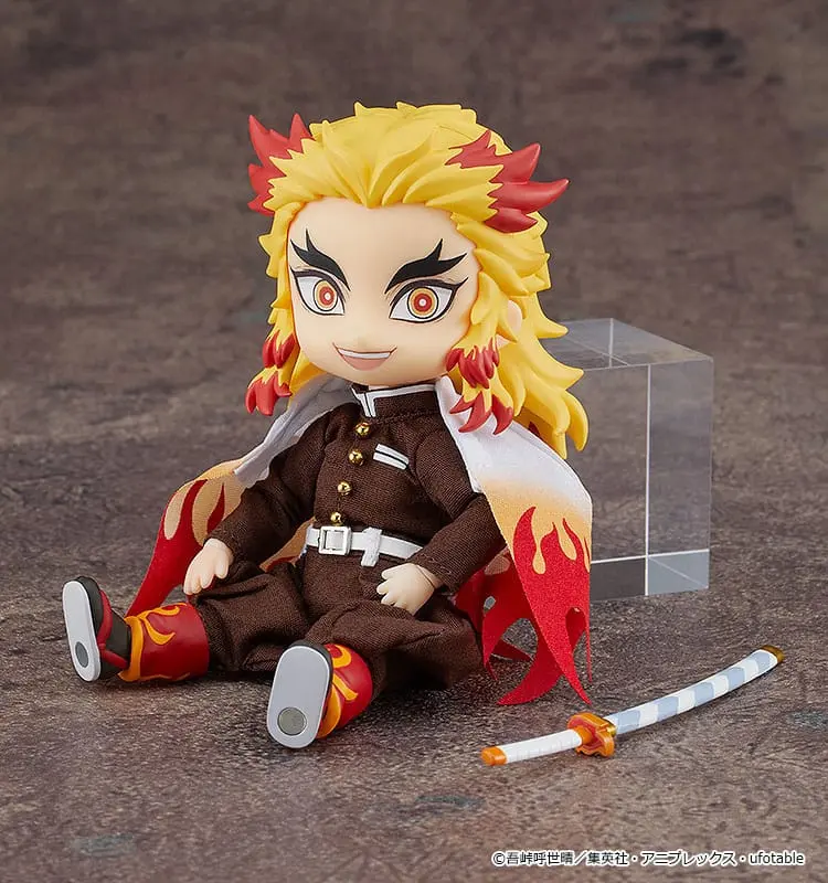 Demon Slayer: Kimetsu no Yaiba Nendoroid Păpușă Figurina Kyojuro Rengoku 14 cm poza produsului