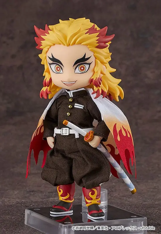 Demon Slayer: Kimetsu no Yaiba Nendoroid Păpușă Figurina Kyojuro Rengoku 14 cm poza produsului