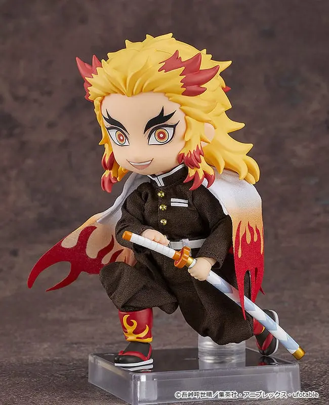 Demon Slayer: Kimetsu no Yaiba Nendoroid Păpușă Figurina Kyojuro Rengoku 14 cm poza produsului