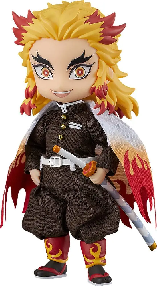 Demon Slayer: Kimetsu no Yaiba Nendoroid Păpușă Figurina Kyojuro Rengoku 14 cm poza produsului