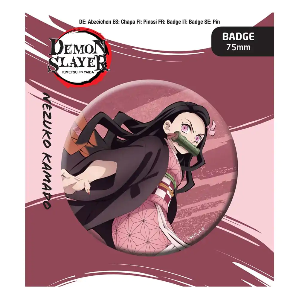 Demon Slayer: Kimetsu no Yaiba Pin Badge insignă Nezuko Kamado poza produsului