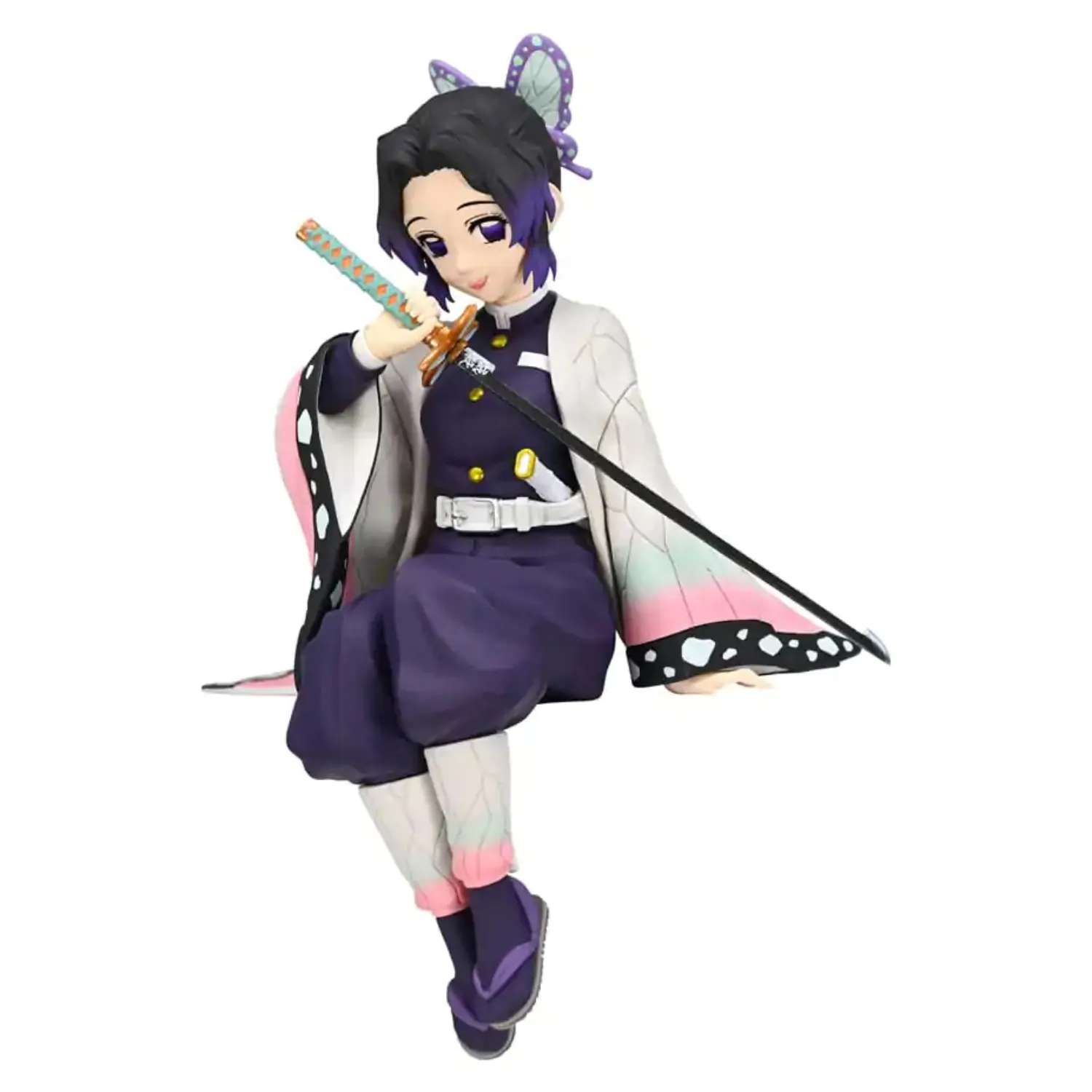 Figurină PVC tip opritor de tăiței Demon Slayer: Kimetsu no Yaiba Kocho Shinobu 11 cm poza produsului