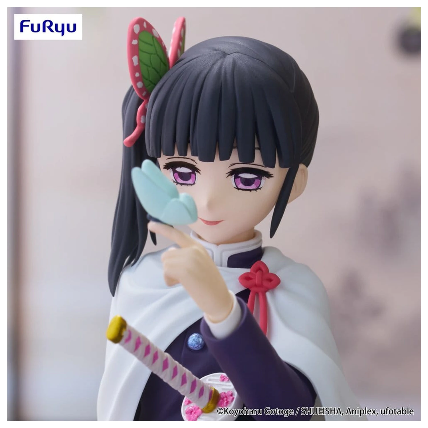 Demon Slayer: Kimetsu no Yaiba figurina PVC pentru opritor de noodle Tsuyuri Kanao 8 cm poza produsului