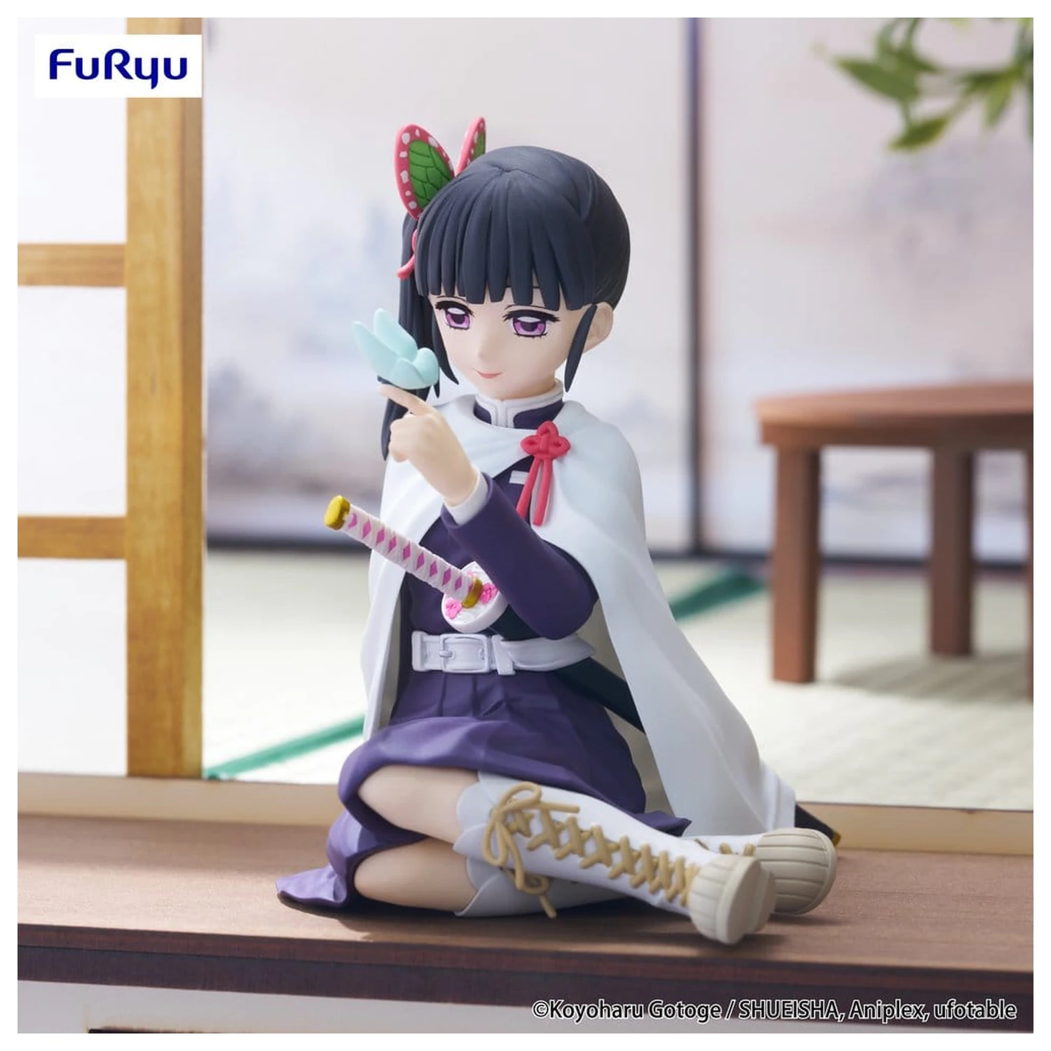 Demon Slayer: Kimetsu no Yaiba figurina PVC pentru opritor de noodle Tsuyuri Kanao 8 cm poza produsului