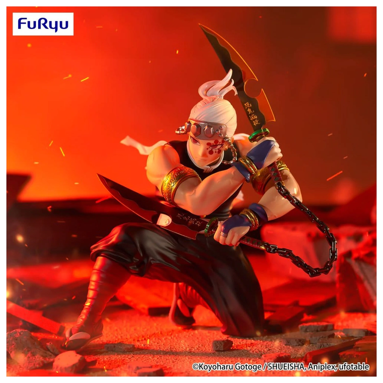 Figurina PVC Demon Slayer: Kimetsu no Yaiba Noodle Stopper Uzui Tengen 15 cm poza produsului