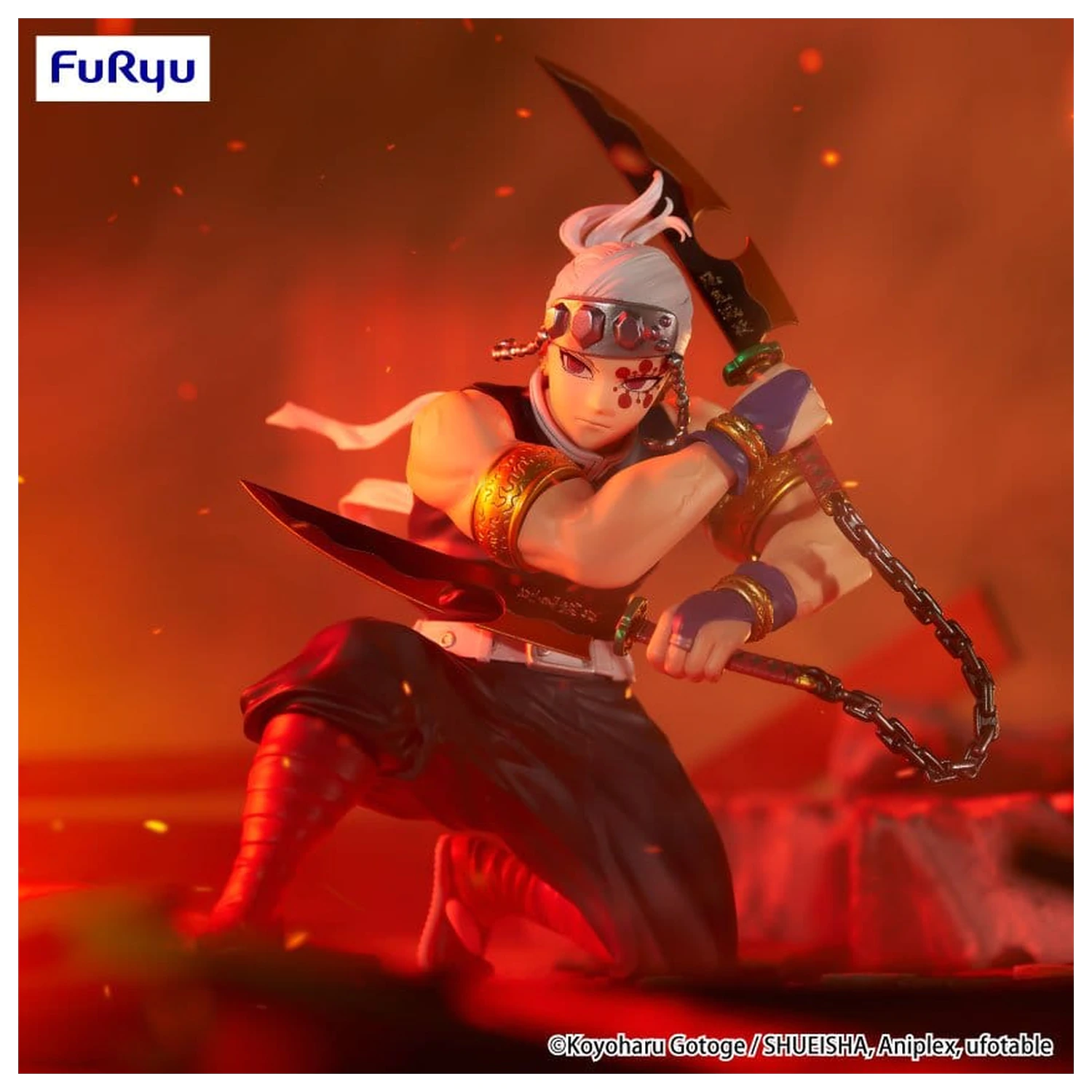 Figurina PVC Demon Slayer: Kimetsu no Yaiba Noodle Stopper Uzui Tengen 15 cm poza produsului