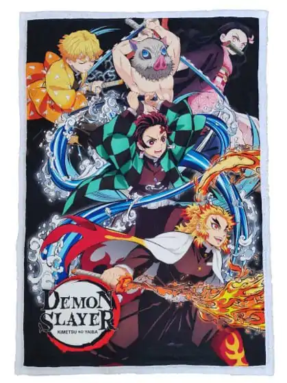 Demon Slayer: Kimetsu no Yaiba Pătură Fleece 100 x 150 cm poza produsului