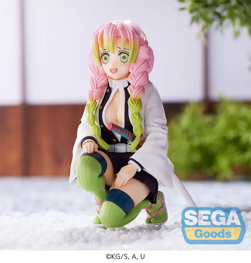 Demon Slayer: Kimetsu no Yaiba PM Perching Statuie PVC Mitsuri Kanroji Hashira Meeting (re-run) 11 cm poza produsului