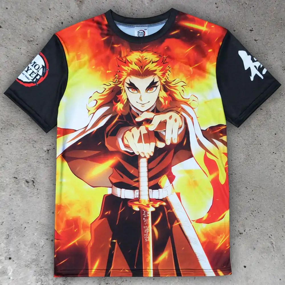 Demon Slayer: Kimetsu no Yaiba Tricou Kyojuro Rengoku poza produsului