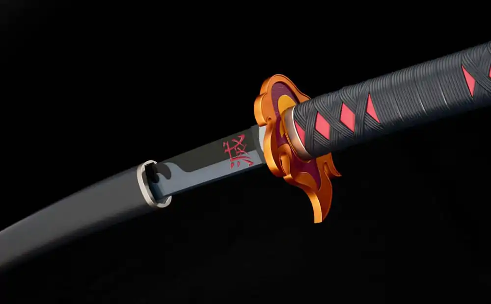 Demon Slayer: Kimetsu no Yaiba Proplica Replica 1/1 Nichirin Sabie (Tanjiro Kamado) Kyojuro Rengoku´s Sword Guard Ver. 88 cm poza produsului