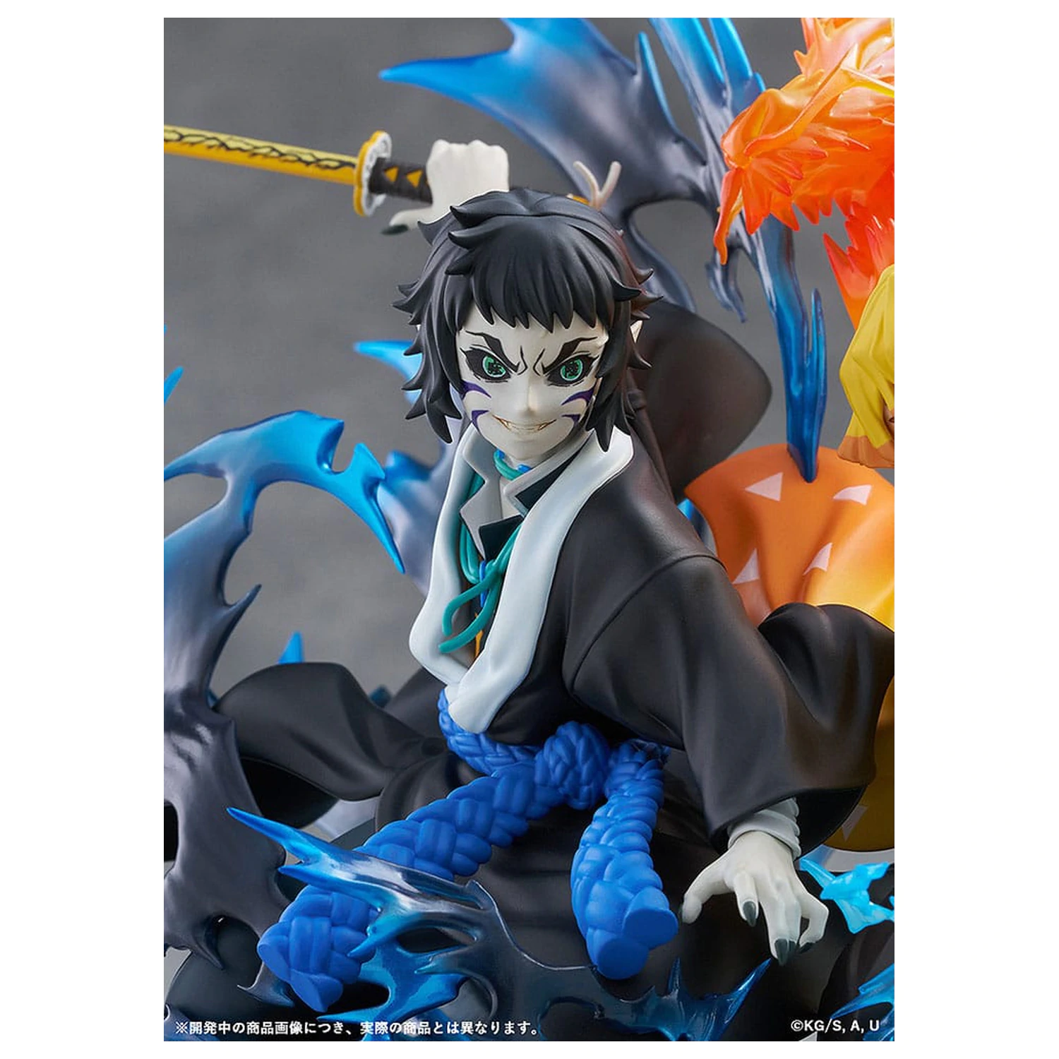 Demon Slayer: Kimetsu no Yaiba Statuie PVC Zenitsu Agatsuma & Kaigaku 15 cm poza produsului