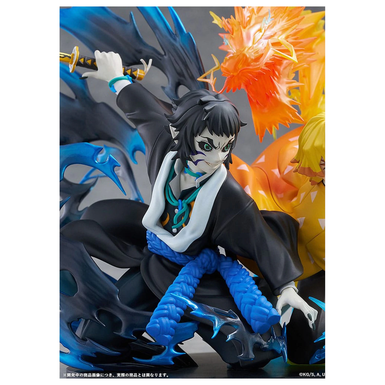 Demon Slayer: Kimetsu no Yaiba Statuie PVC Zenitsu Agatsuma & Kaigaku 15 cm poza produsului