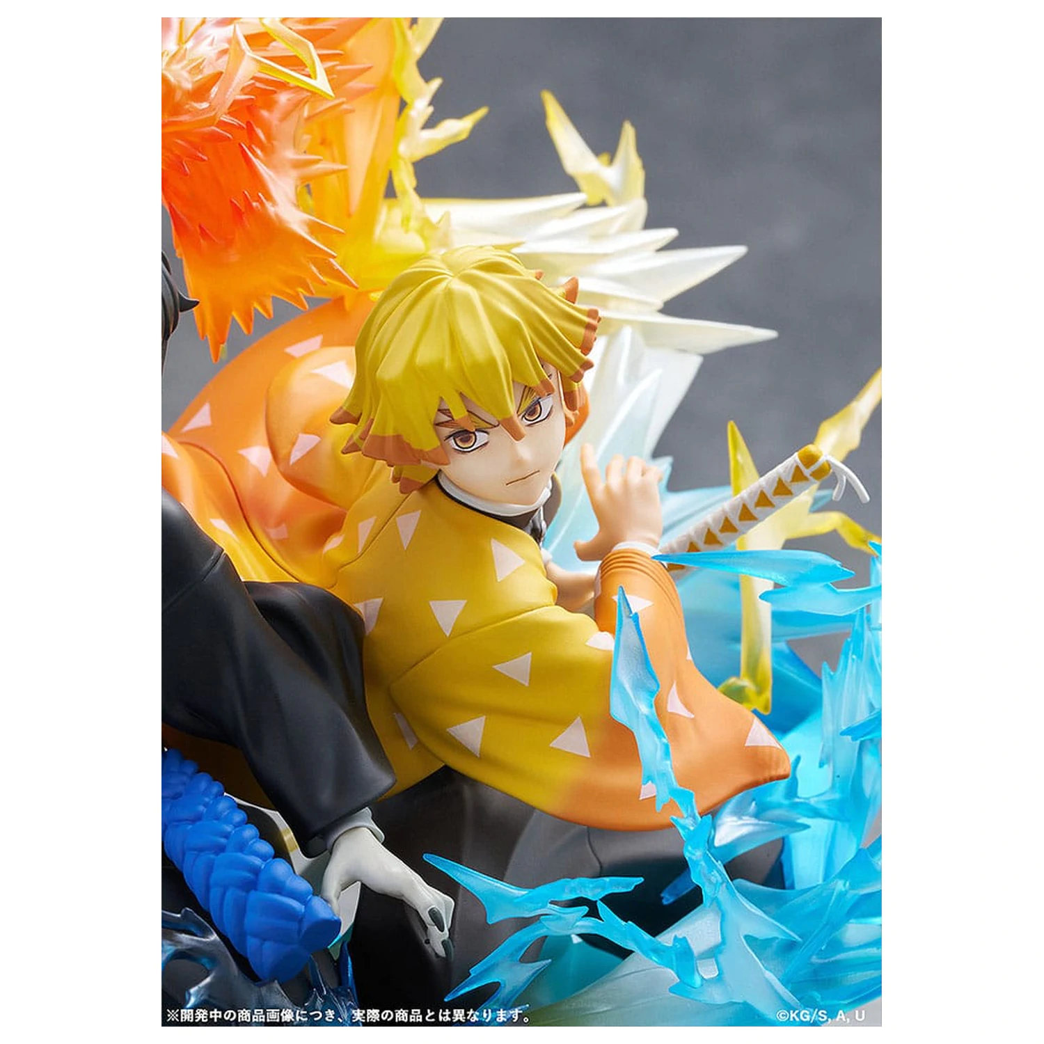 Demon Slayer: Kimetsu no Yaiba Statuie PVC Zenitsu Agatsuma & Kaigaku 15 cm poza produsului