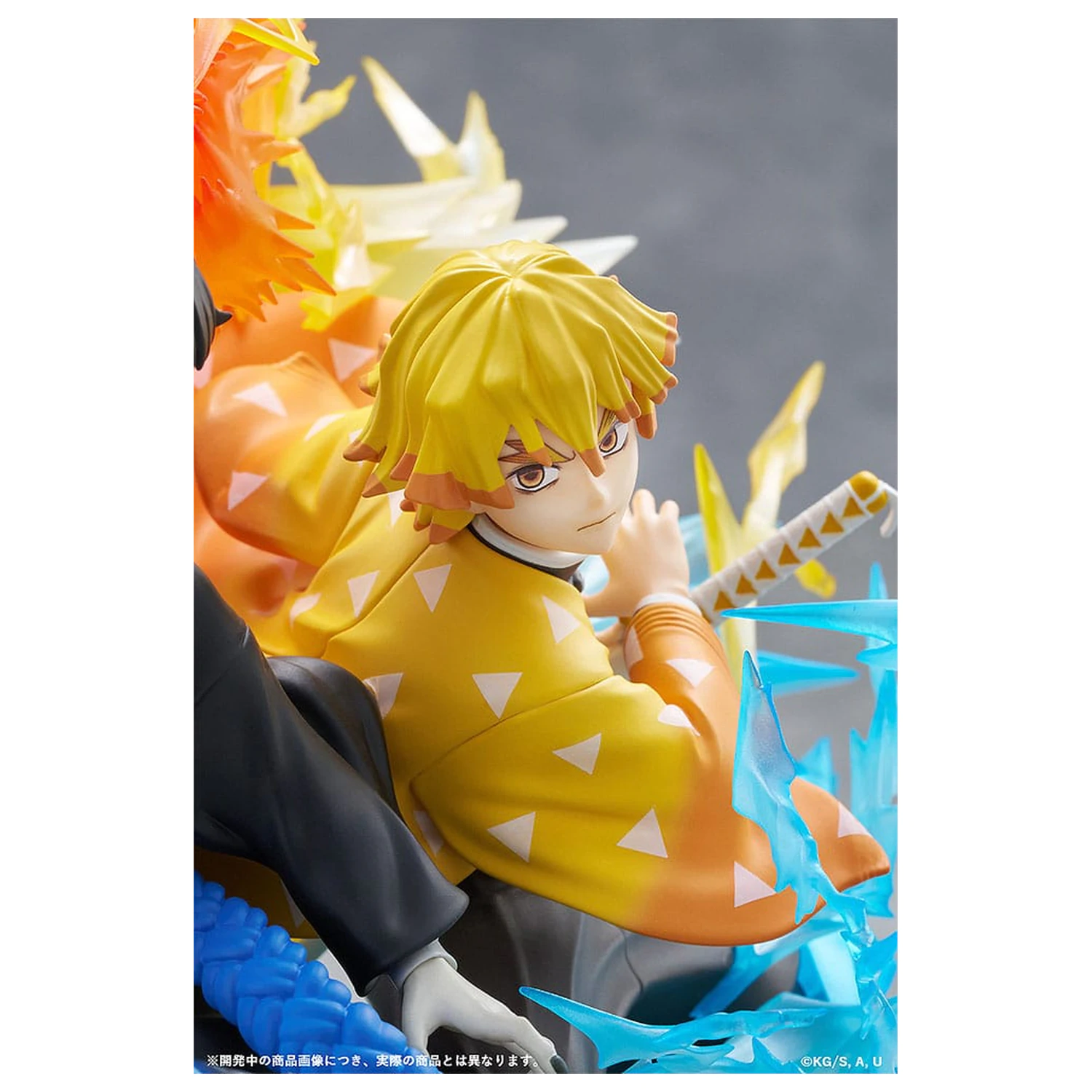 Demon Slayer: Kimetsu no Yaiba Statuie PVC Zenitsu Agatsuma & Kaigaku 15 cm poza produsului