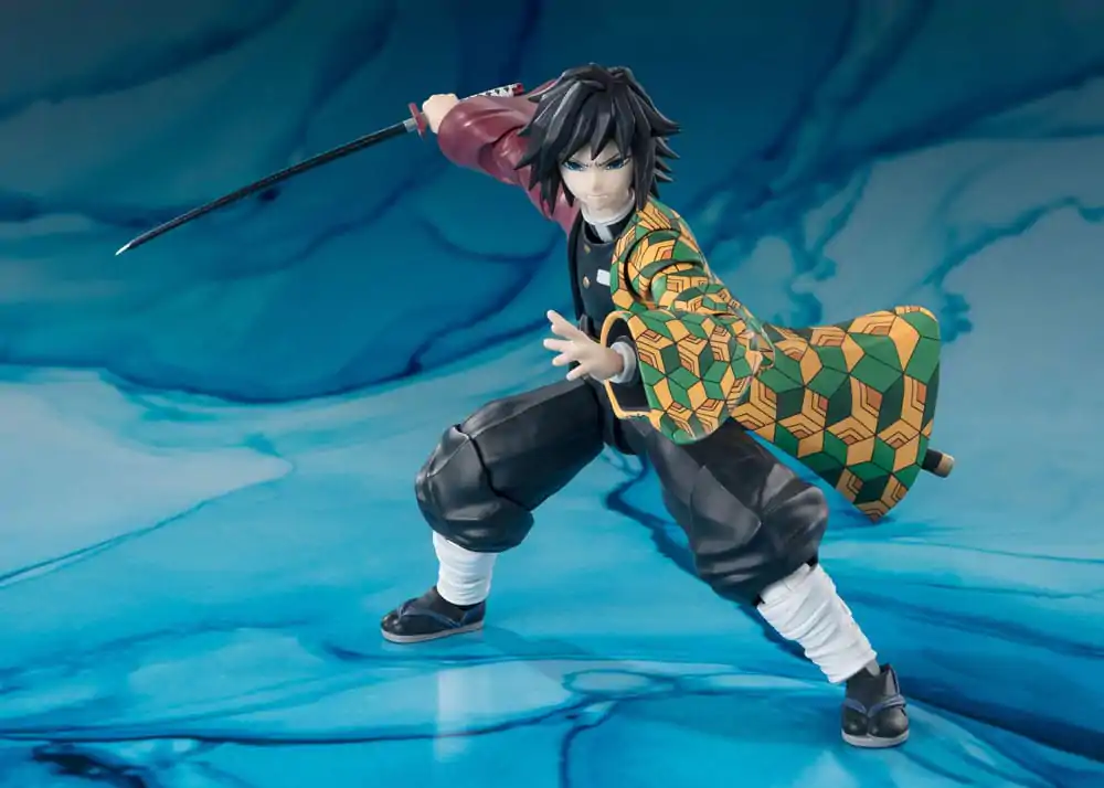 Demon Slayer: Kimetsu no Yaiba S.H. Figuarts Figurina de Acțiune Giyu Tomioka 15 cm poza produsului