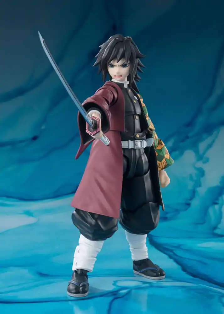 Demon Slayer: Kimetsu no Yaiba S.H. Figuarts Figurina de Acțiune Giyu Tomioka 15 cm poza produsului